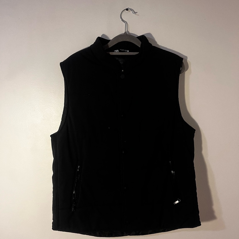 Zara Men's Black Vest